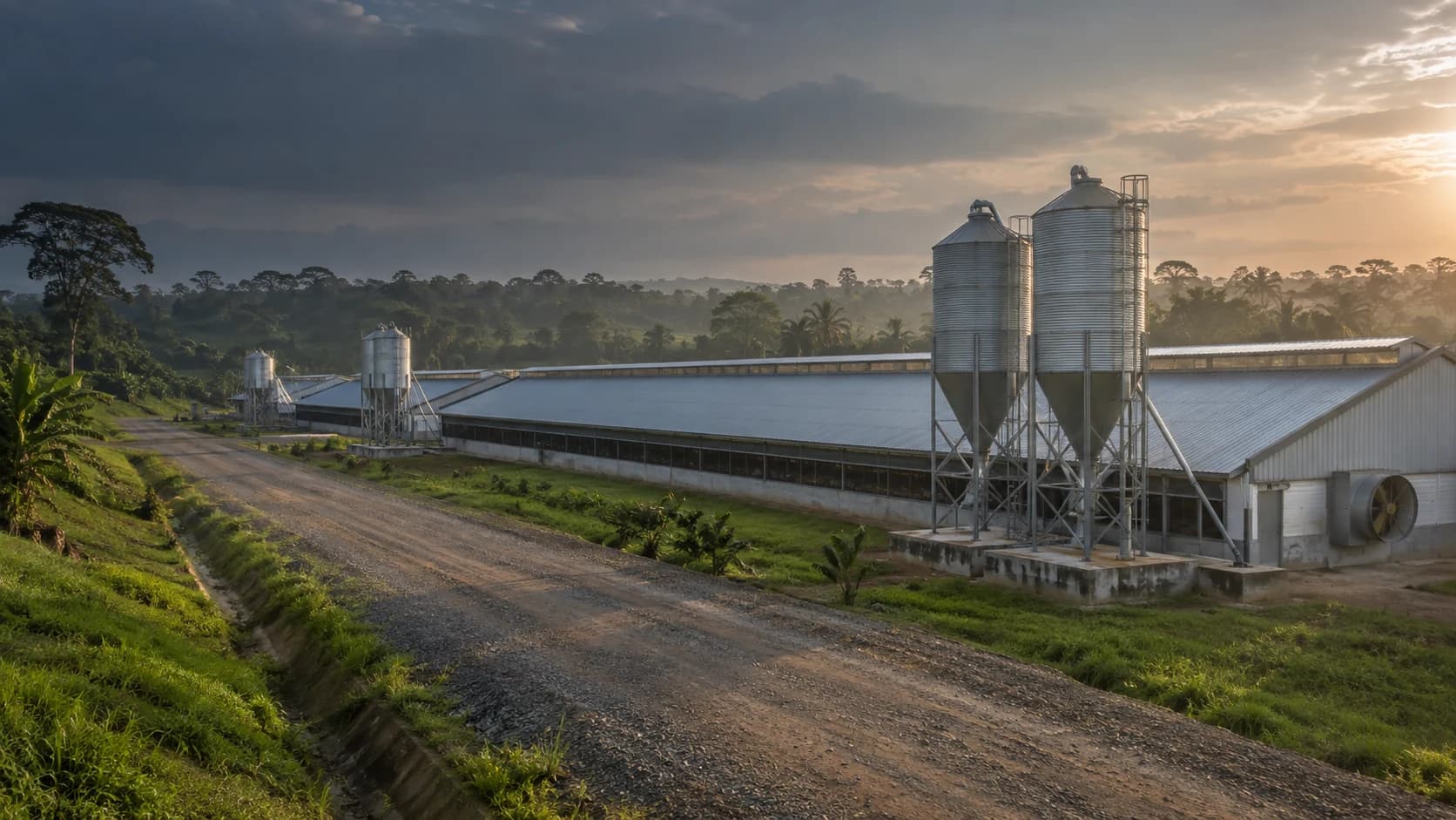 Commercial poultry facility illustrative reference